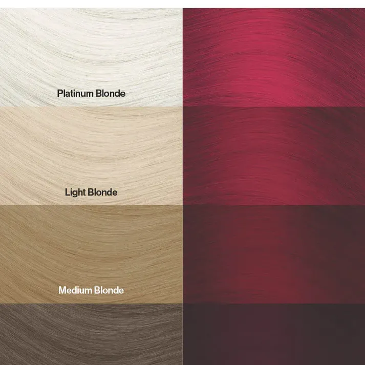 צבע שיער אדום רובי רוז' Ruby Rouge