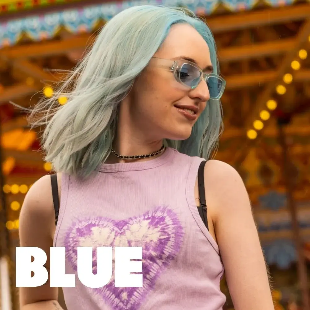 צבע שיער כחול